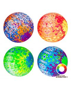 Bola plástica multicolor 9 pulgadas