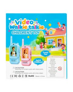 Walkie talkie con video celeste