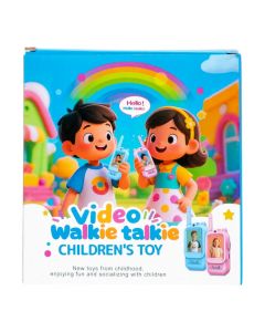 Walkie Talkie con video rosado