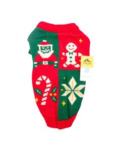 Camisa estampado navideño L