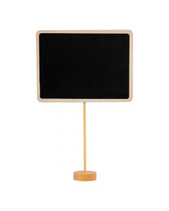 Letrero rectangular negro