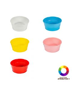 Balde metálico mini