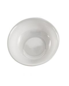 Plato melamina hondo 7pulg blanco