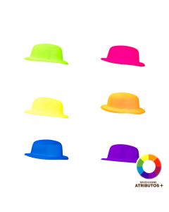 Sombrero plástico liso