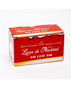 Guirnalda luz led multicolor 5 metros 40 luces