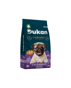 Alimento seco para cachorro raza pequeña 2kg cordero
