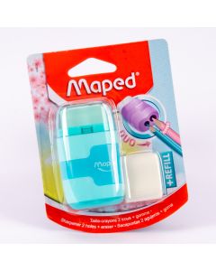 Sacapuntas Maped connect pastel