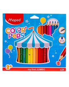 Lápiz color Maped jumbo 24und