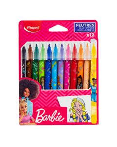 Marcador Barbie 12 colores