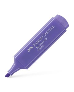 Resaltador Faber Castell textliner pastel lila