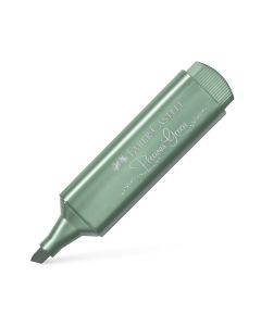 Resaltador Faber Castell metálico verde