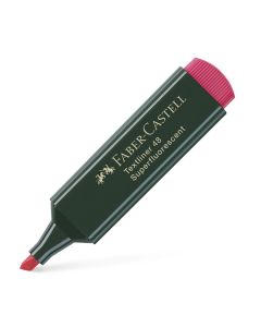 Resaltador Faber Castell rojo