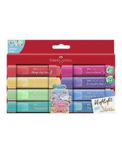 Resaltador Faber Castell textliner pastel 8 colores