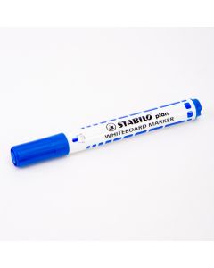 Marcador pizarra Stabilo redondo azul 10und