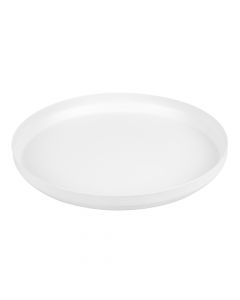 Porta vela metálico grande blanco