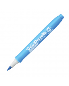 Marcador Artline pincel decorite azul metal