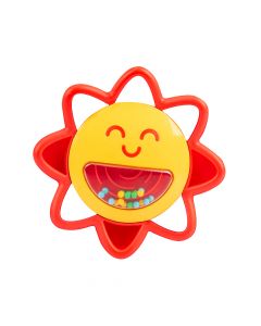 Sonajero plástico winfun forma sol con sonido y luz +3m