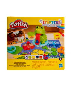 Juego plastilina primeras creaciones  con la rana y los colores +3a