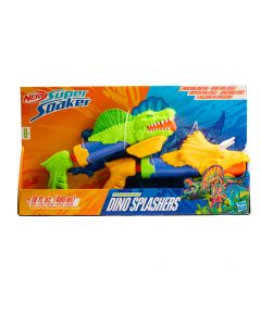 Pistola agua dino splashers 480ml 16oz +6a 2und multicolor