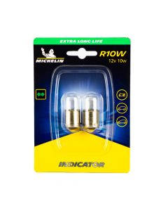 Bombillo para vehiculo extra long life r10w 1200h 12v 10w 2und