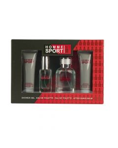 Estuche para hombre homme sport 50ml 4pzas