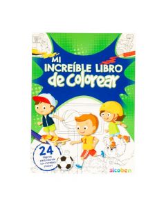 Libro para colorear con stickers