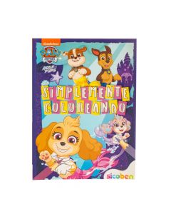 Libro simplemente coloreando Paw Patrol 24p