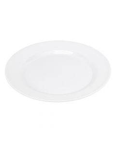 Plato melamina blanco 9pulg