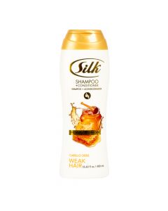 Shampoo y acondicionador Honey blossom cabello debil 400ml