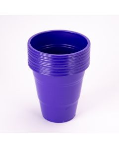 Vaso plástico Jappy 12oz 8und morado