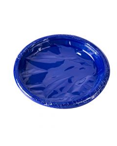 Plato plástico liso 7pulg 8und morado