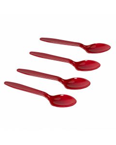 Cuchara plástica 8und cramberry