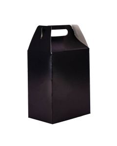 Caja cartón lisa 8und negro