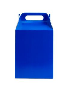 Caja cartón lisa 8und azul
