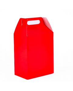 Caja cartón lisa 8und roja