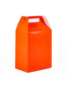 Caja cartón lisa 8und naranja