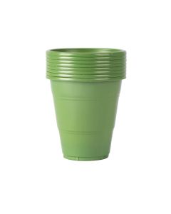 Vaso plástico 12oz 8und cactus