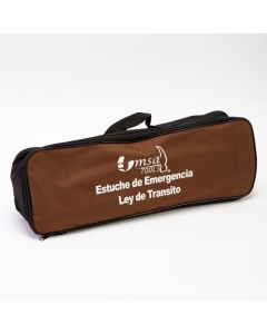 Estuche automotriz emergencia ley tránsito