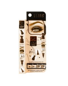 Delineador líquido para ojos 2en1 waterproof