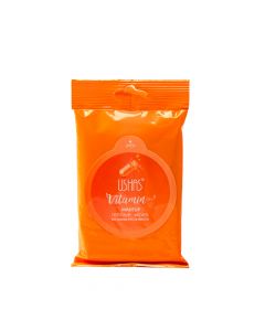 Toalla desmaquillante vitamina 10und naranja