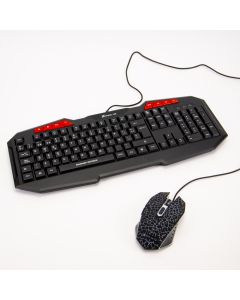 Combo Xtrike me teclado retro iluminado mouse 800-3200dpi