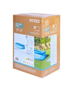 Piscina redonda inflable azul
