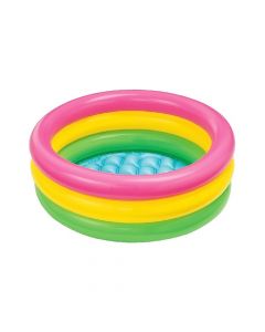 Piscina Intex inflable 3 anillos bebé 61x22cm