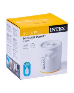 Inflador plástico USB blanco