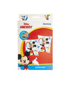 Flotador inflable infantil estampado Mickey +3a 23x15cm 2pzas