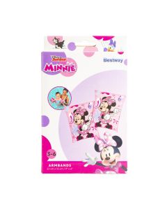 Flotador inflable plástico estampado Minnie Mouse 23x15cm 3-6a rosado