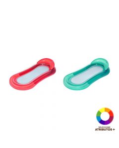 Flotador inflable con malla surtido