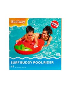 Flotador inflable fresa 84x56cm 3-8a 45kg surtido