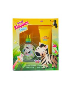 Estuche infantil animal kingdom stripy shower gel 50ml 2pzas