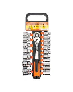 Ratchet metálico con accesorios